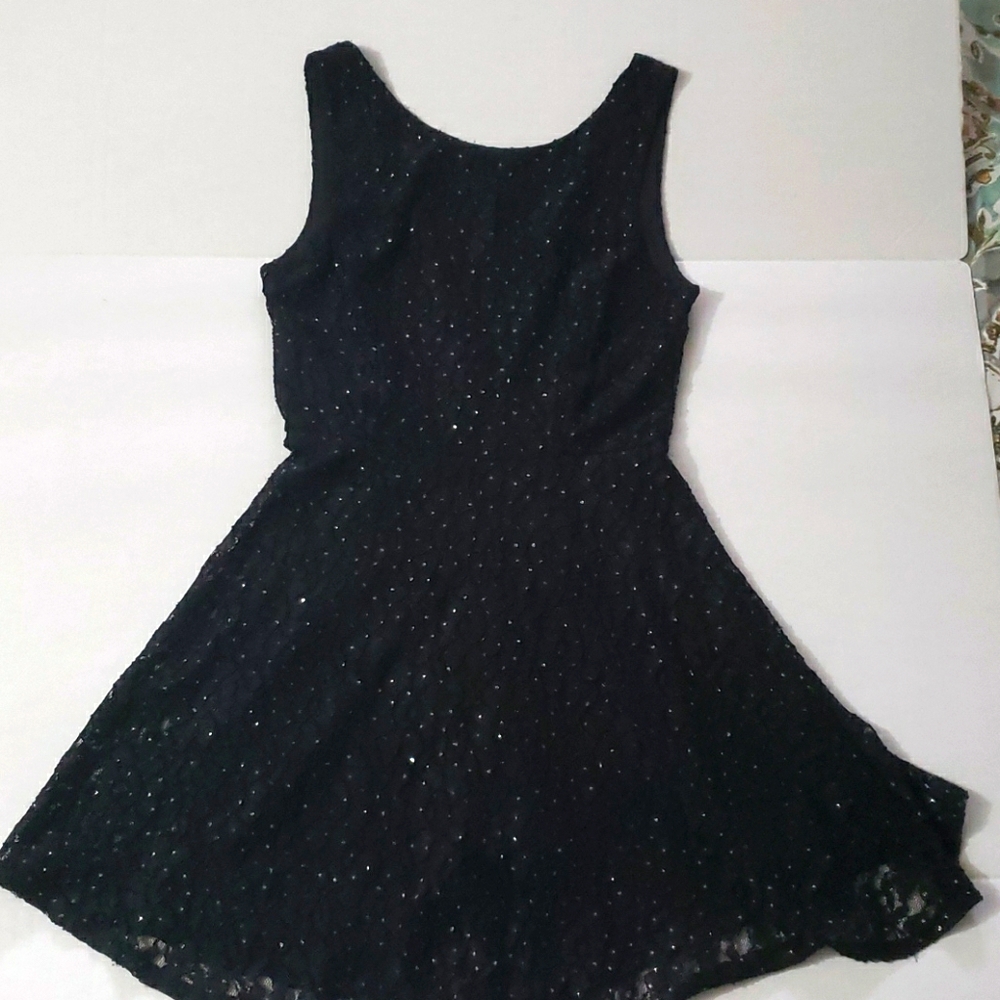 Black short dress